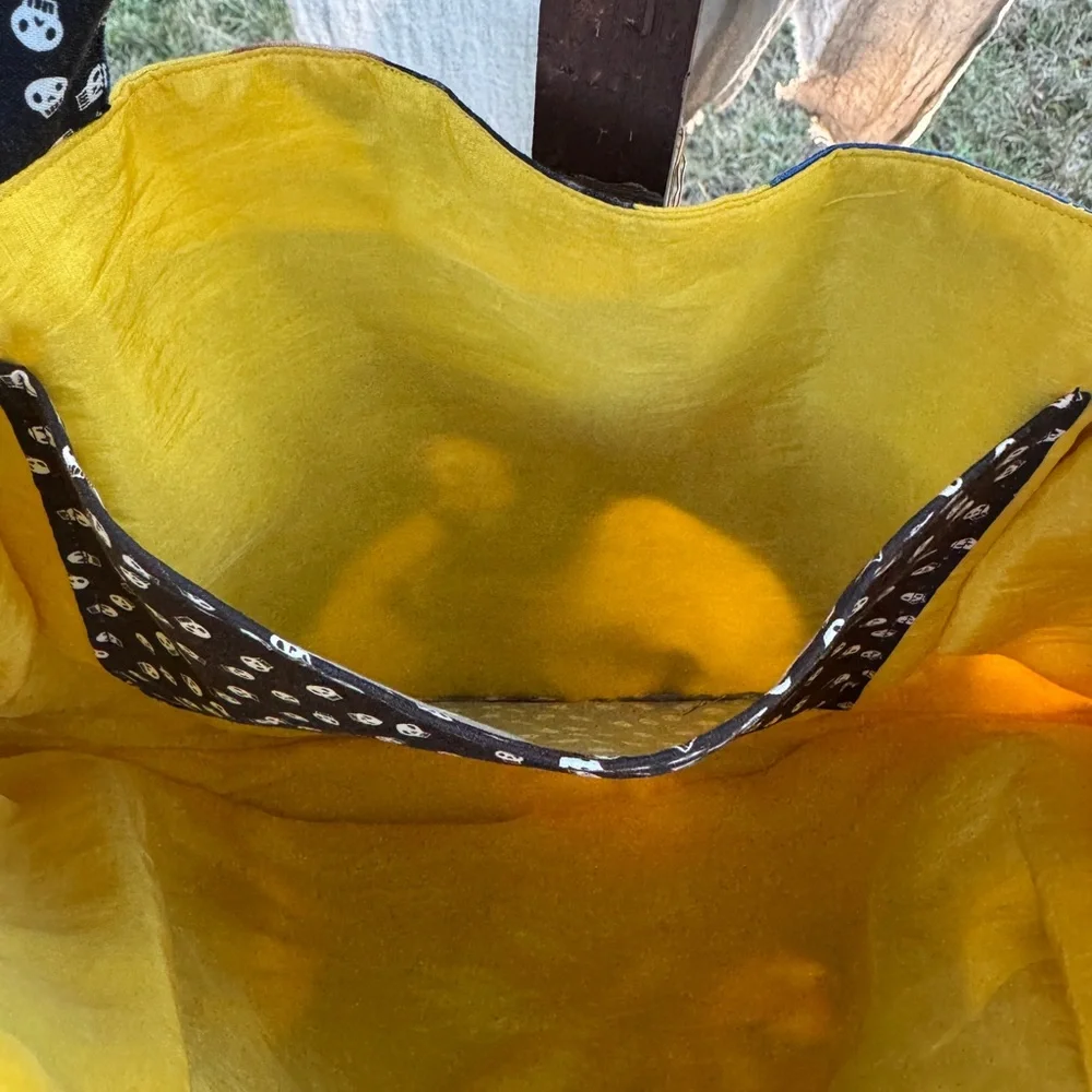 Pin Up Witches Tote Bag Handmade Sturdy Tote for Spell Books and Treats - Picture 8 of 9